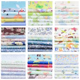 Teramila-Tecido De Patchwork De Natal, 100% Algodão, Tecido Simples para Costura Artesanal, Scrapbooking, Material De Costura Artesanal, 5-7Pcs por Conjunto - Image 1
