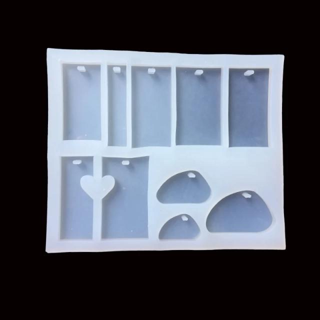 Molde de Silicone Líquido para Joias: 12 Designs Exclusivos para DIY e Artesanato com Resina