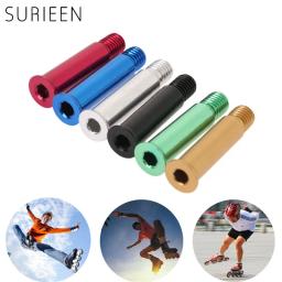 SURIEEN 8 peças 8mm * 34mm parafusos de patinação de velocidade em linha parafuso de eixo de prego de alumínio para patins em linha dourado azul vermelho siver verde preto - Image 3