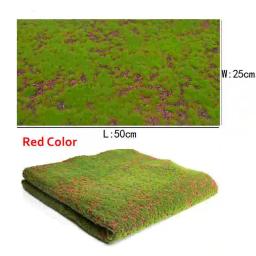 DIY Turf Lawn Model Grass Mat, Paisagem ao ar livre, Micro Cenário para Diorama, Sand Table Material de Construção, 25x50cm, 1Pc - Image 3