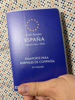 UE Animal Pet Passport Cover, ID Badge, Cartão de Identificação para Cão e Gato, Acessórios de Viagem - Image 3