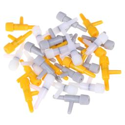 Tubo de ar de aquário 10x, válvula de controle de fluxo de oxigênio para tanque de peixes, válvula de controle de fluxo de volume, amarelo branco cinza, adequado para 4mm tubo de ar de linha de ar - Image 4