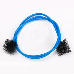 Yibuy kit de cuidados de limpeza de trompete, pincel de boca escova de serpente válvula escova de revestimento - Image 4