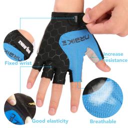 Luvas de ciclismo para homens e mulheres, protetor antiderrapante de gel, acessórios à prova de choque para o verão, montanha, equitação, ciclismo - Image 2