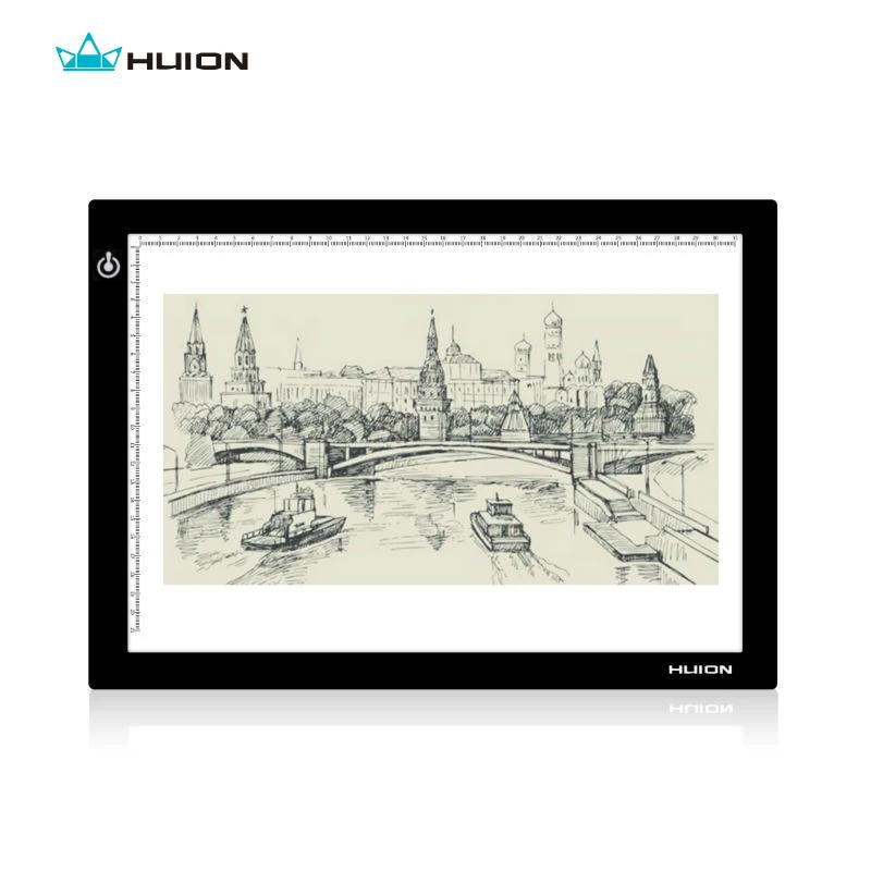 Huion l4s 17.7 "caixas de luz led almofada ultra fina placas de rastreamento led animação profissional desenho rastreamento painel pintura ferramentas - Image 1