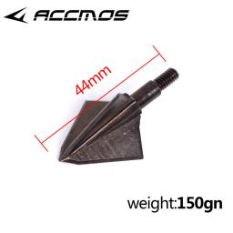 Pontas de flechas para caça, pontas de flechas de grãos 125/150 para arco recurvo/composto para caça, pontas de aço inoxidável para tiro, 1 peça - Image 2