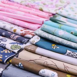Tecido de algodão estampado floral, artesanato de bonecas, acessórios de costura, artesanato, faça você mesmo - Image 5