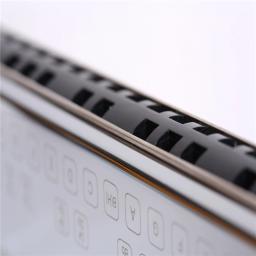Mini Bass Harmonica com Silver Pocket, Instrumentos musicais profissionais, Ensemble Harmonica, MN10 - Image 6