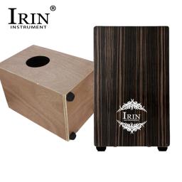 IRIN-Tambor Cajon de Madeira para Crianças, Instrumento de Percussão, Caixa de Mão, Portátil, Música, Jogos de Festa, Carry Bag, 46,5x30x29 cm - Image 3