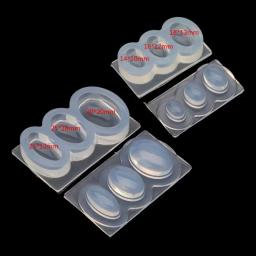 Resina UV Moldes Geométricos para Artesanato, Molde de Areia Movediça Oca com Elipse Quadrada e Redonda, Ferramenta de Jóias DIY - Image 3