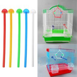 5 pces pássaro gaiola poleiro suporte plástico pássaro finch canário gaiola plataforma 17cm plástico pássaro poleiro cor aleatória - Image 3