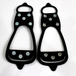 Grampos De Escalada Profissional, Anti-Skid, Gelo, Neve, Acampamento, Sapatos De Caminhada, Spike Grip, Equipamento Ao Ar Livre, 8 Studs, Inverno, 1 Par - Image 4