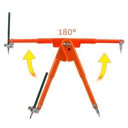 Profissional lápis compasso círculo linha marcação scriber calibre divisor ajustável para carpintaria decoração ferramentas - Image 4