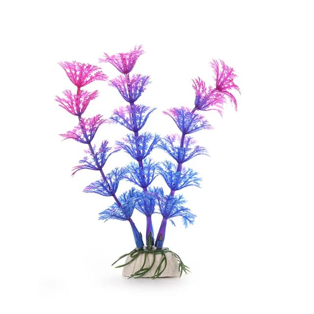 Grama Artificial Plástica para Decoração de Aquários - Planta Aquática e Ornamento para Tanques de Peixes