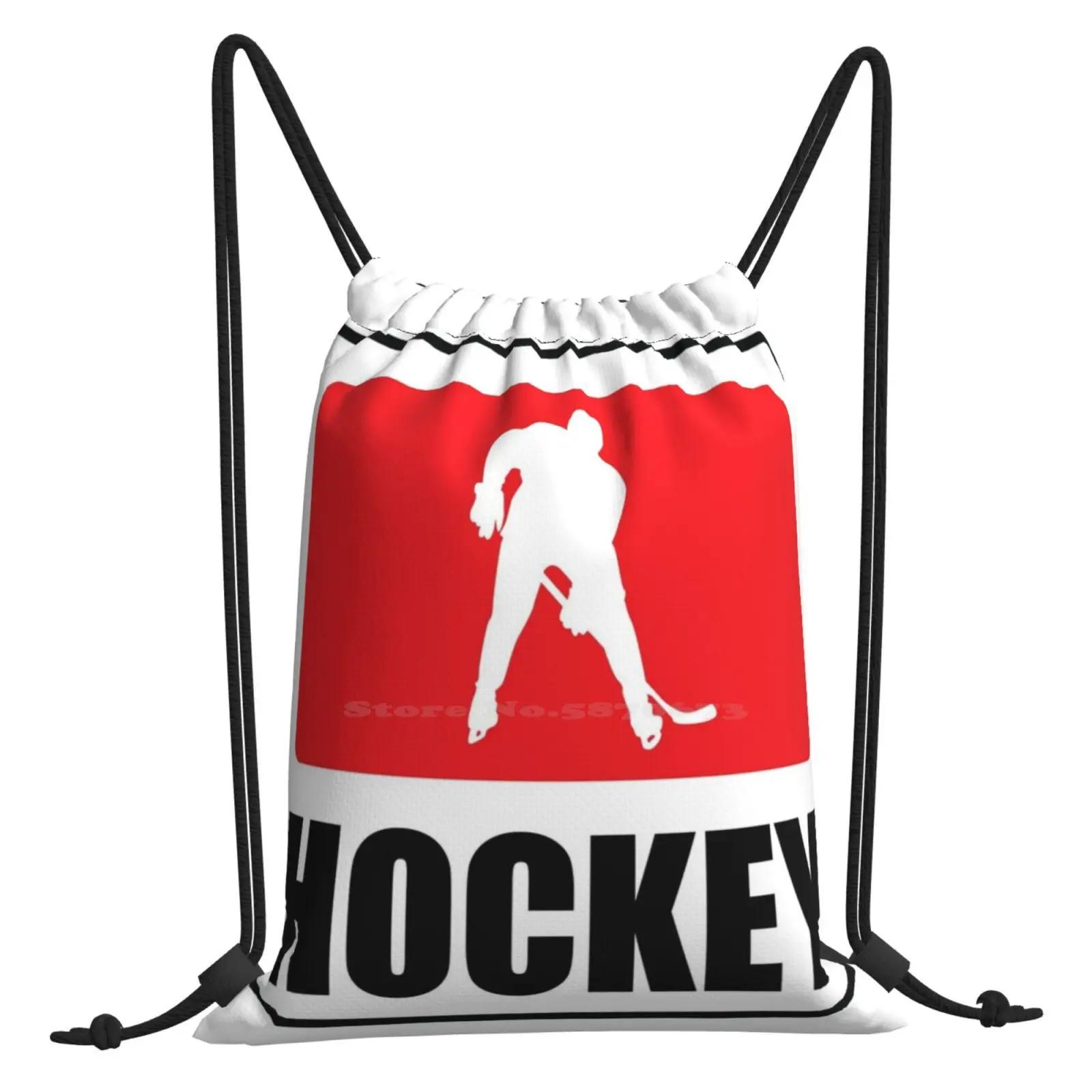 Mochila Esporte Hóquei no Gelo, 3D Design Print, Bolsa Casual, Campo Rink, Skate, Patinação, Campo - Image 1