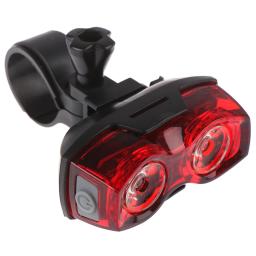Impermeável bicicleta cauda luz, ciclismo lanterna, aviso de segurança, piscando luzes traseiras, lâmpada, 2 LED, 3 modo, 1pc - Image 1