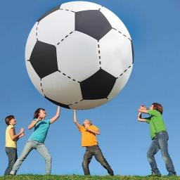 Bola de praia inflável gigante para adultos e crianças, balões de água, voleibol, futebol, festa ao ar livre, brinquedos infantis, 60cm, 80cm, 130cm, 150cm - Image 2