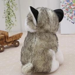 Simulação bonito husky cão brinquedo de pelúcia filhote de cachorro animais de pelúcia crianças meninos meninas boneca macio-kawaii lobo animal de estimação boneca bonito brinquedos para crianças - Image 5