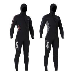 Mergulho & sail 3mm neoprene mergulho mergulho terno homem underwater snorkeling surf frente zíper caça submarina com capuz praia wetsuit - Image 6