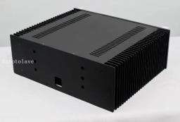 Alumínio Classe A Post Mcintosh Amplificador, Dissipador Chassis, em ambos os lados, HiFi DIY Box, Personalidade Moda, Full Aluminum - Image 2