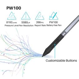Huion hs64 6x4 polegadas de desenho gráfico tablets telefone tablet ferramentas de pintura com bateria-livre stylus para windows android e macos mesa digitalizadora - Image 4
