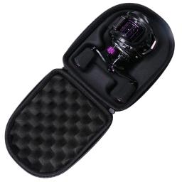 Saco de carretel de pesca portátil à prova dwaterproof água eva casca dura capa protetora acessórios pesca para a maioria de arremesso roda - Image 6
