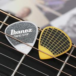 Ibanez Palhetas para Guitarra Grip Wizard Series Sand Grip Antiderrapante Plectrum 0.8/1.0/1.2mm Acessórios para Guitarra Fabricados no Japão - Image 1