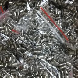 100 pçs 9mm prata aço inoxidável prancha fin parafusos para esportes aquáticos surf todas as tabplugues dobro surf ao ar livre acessórios - Image 6