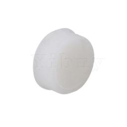 Yibuy flauta banhada a níquel de 2 cm de diâmetro, conjunto com 10 tomadas brancas - Image 3