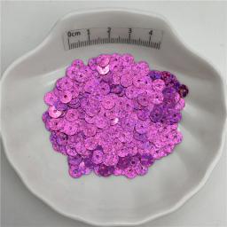 Flat PVC Sequins Glitter, Laser Paillettes para roupas, chapéu, sapatos, artesanato infantil DIY, acessório artesanal, atacado, 10g, 4mm, 6mm, 8mm - Image 2