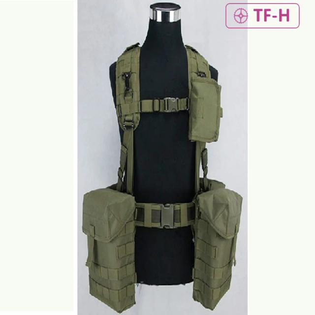 Colete Tático Molle para Assalto: Equipamento de Treinamento com Liberação Rápida para Caça e Paintball
