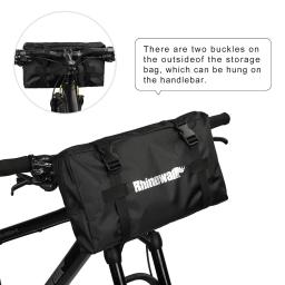 Rinohike bolsa de armazenamento para bicicletas, bolsa de armazenamento para mountain bike, 27.5 cabeças e abaixo de bicicleta de montanha/700c - Image 3