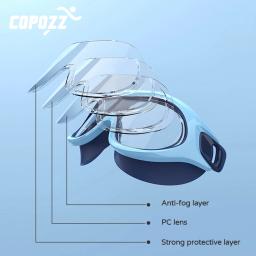 Óculos de natação para crianças e meninas, armação grande, antiembaçante, máscara de piscina para crianças, óculos de mergulho de silicone - Image 3