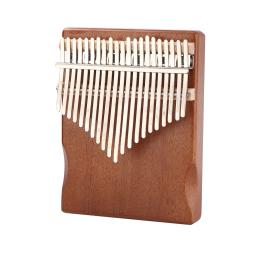 Kalimba de 21 teclas, acessórios do instrumento keysmusical + ponte + martelo de ajuste, leve, portátil, elementos de música - Image 5