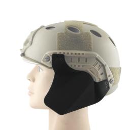 Vulpo paintball airsoft capacete capa lateral capacete tático duas tampas de proteção da orelha para rápido mich ach capacete acessórios - Image 2