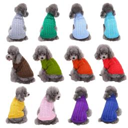 Suéter feminino para cães, blusão quente pequeno e grande, gola alta, roupa de malha para cães e gatos pequenos, médios e grandes - Image 3