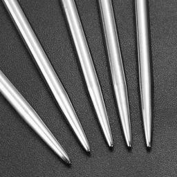 Agulhas de tricô de aço inoxidável para camisola, conjuntos de gancho de crochê reto, 22PCs, 2mm-8mm, 25 cm, 35cm - Image 5