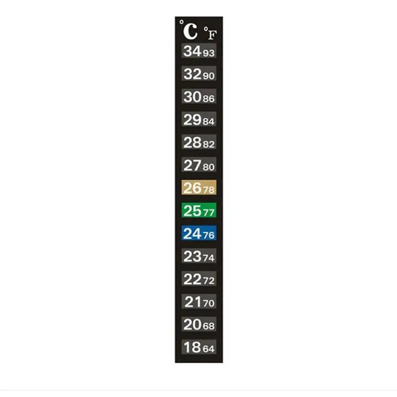 Termômetro Digital Adesivo para Fish Tank, Ferramentas de Controle de Temperatura, Medição Adesivo, Adesivos, Suprimentos, Stick-On, Aquário, 1, 3, 5pcs - Image 1