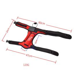 Faixa de neoprene para faca de mergulho, suporte de perna com 2 bolsos, equipamento de mergulho ajustável, gancho e fecho de laço - Image 4