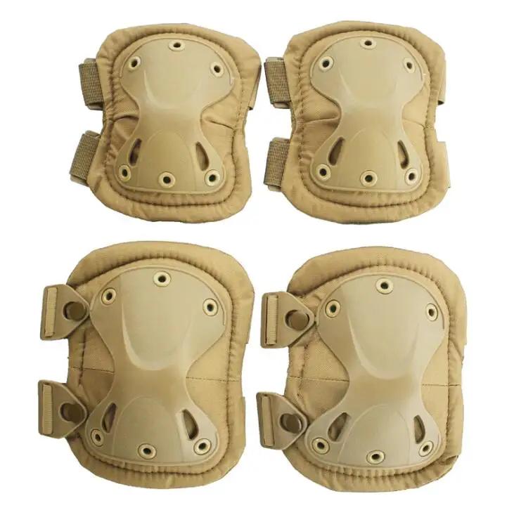 Airsoft joelheiras táticas para paintball e caça, cotoveleiras para jogos de guerra - Image 1