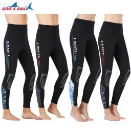 Calça de roupa de mergulho 3mm, térmica, cintura alta, neoprene, calças para homens e mulheres, 2mm, 1.5mm - Image 1