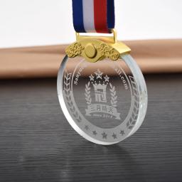 Cristal Medalha Troféu De Vidro Para Graduação, Presente DIY personalizado, Special Souvenir Awards - Image 4