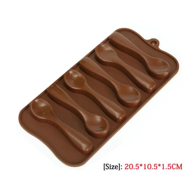 Molde de Silicone Antiadherente para Decoração de Bolos e Doces: Perfeito para Chocolate, Biscoitos, Geléia e Projetos DIY