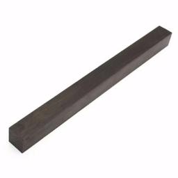Novo 30*2.5*2.5cm preto ebony madeira de gabão punho em branco para instrumentos musicais - Image 4
