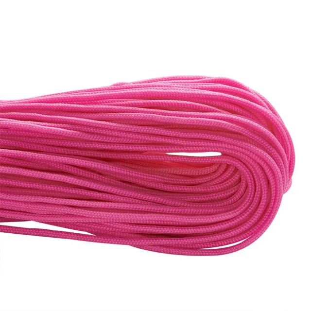 Cordas de Poliéster e Polipropileno Paracord de 2mm para Escalada e Criação de Jóias, 100m por Pacote para Projetos DIY