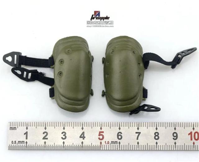 Joelheiras Táticas para Airsoft, Paintball e Caça - Proteção de Cotovelo para Figura 1/6 do Soldado do Exército, Disponível em Estoque
