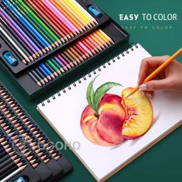 48/72/120/150/200 profissional conjunto de lápis de cor de óleo aquarela desenho lápis de cor com saco de armazenamento lápis de cor crianças - Image 3