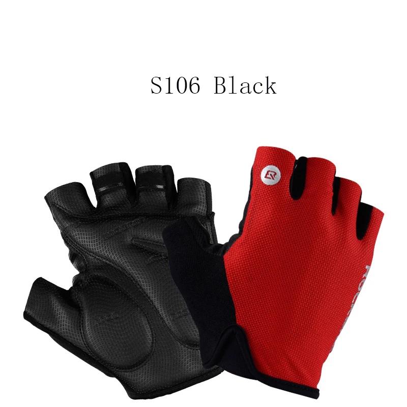 ROCKBROS Luvas de Ciclismo Meio Dedo para Homens e Mulheres, Gel Pad, Anti-Choque, Respirável, MTB, Bicicleta de Estrada, Equipamento de Ciclismo, Verão - Image 1