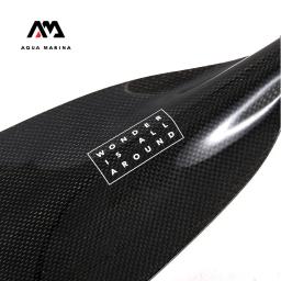 AQUA MARINA-Fibra De Carbono canoagem Paddle, caiaque Remo Ramos, Peças De Barco Inflável, Dupla Lâmada, 4-section 230cm, KP-3 - Image 5