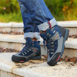 Xiaomi homens caminhadas sapatos à prova dwaterproof água sapatos de escalada sapatos de pesca ao ar livre sapatos de alta superior botas de inverno trekking sneaker - Image 5